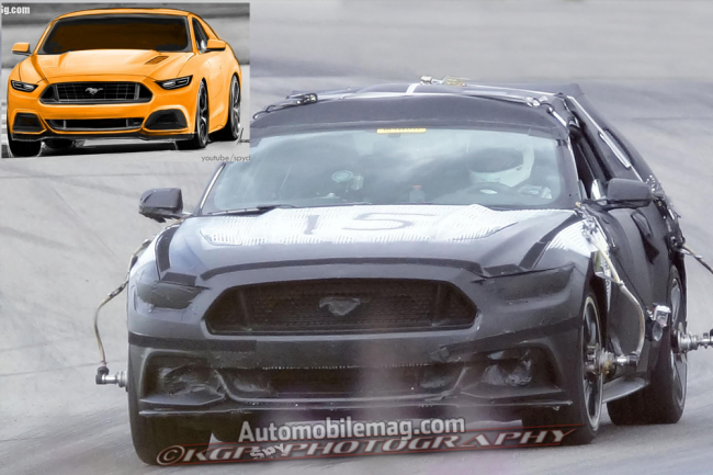 2015-Ford-Mustang-undisguised-prototype-front-view-6